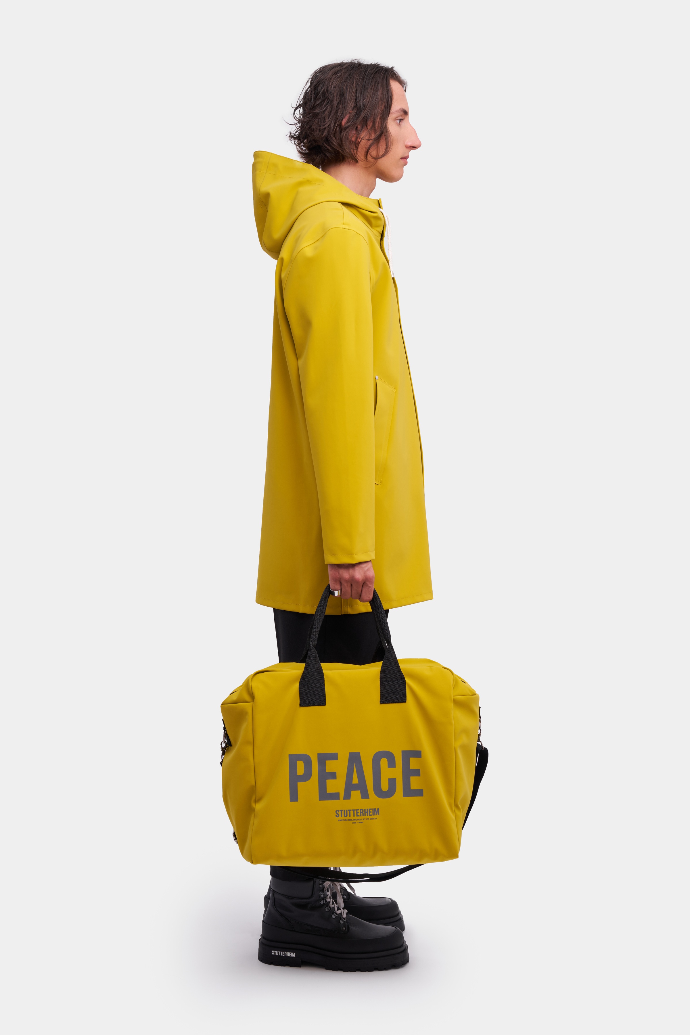 Stockholm Matte Raincoat Gold - 3