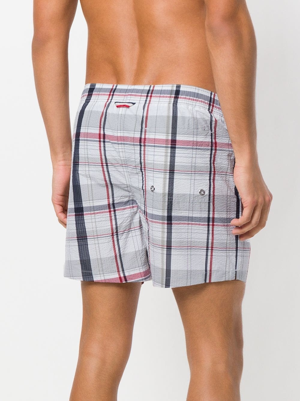 checked swim shorts - 3