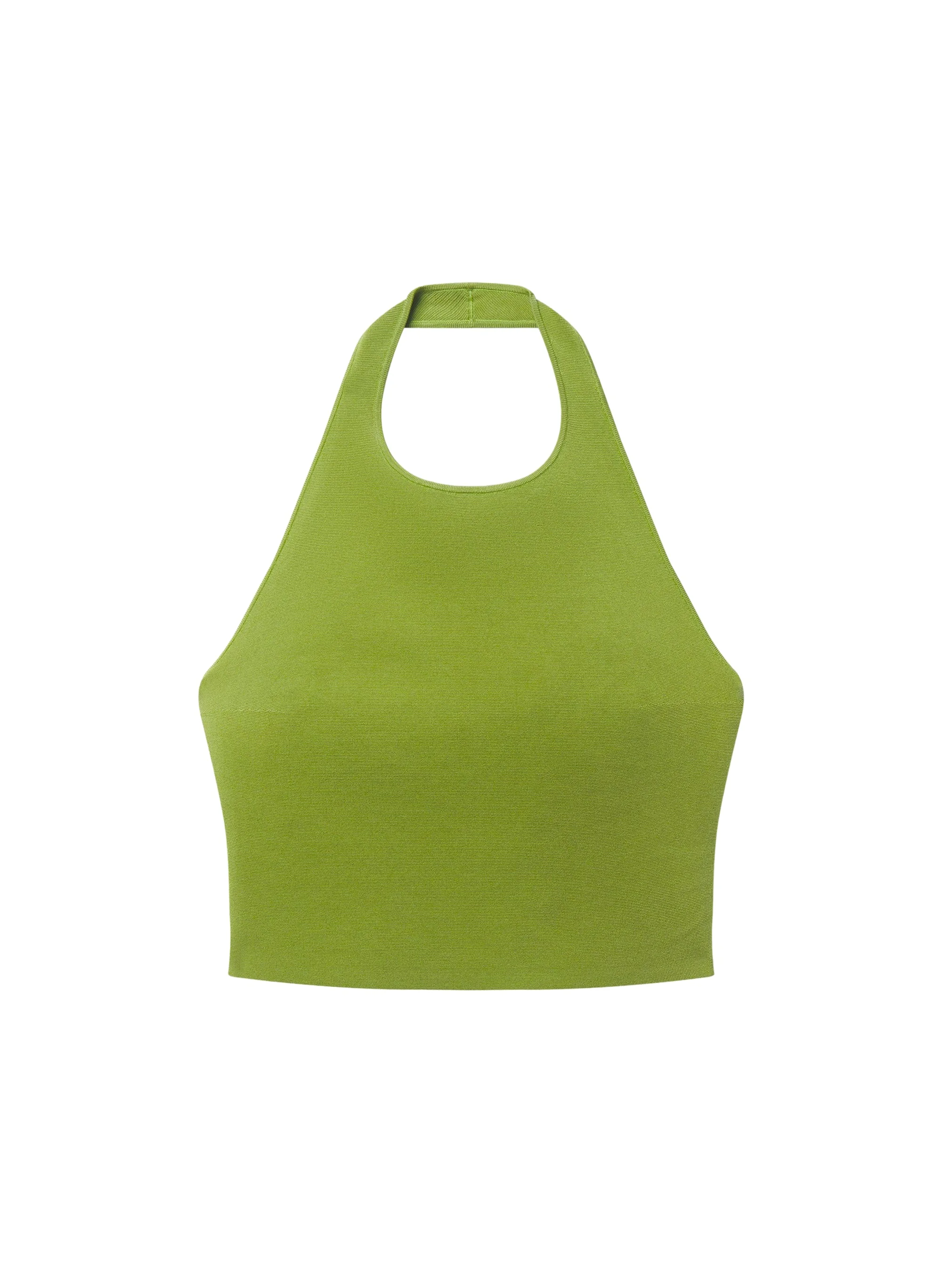 Riley Compact Knit Halter Top - 1