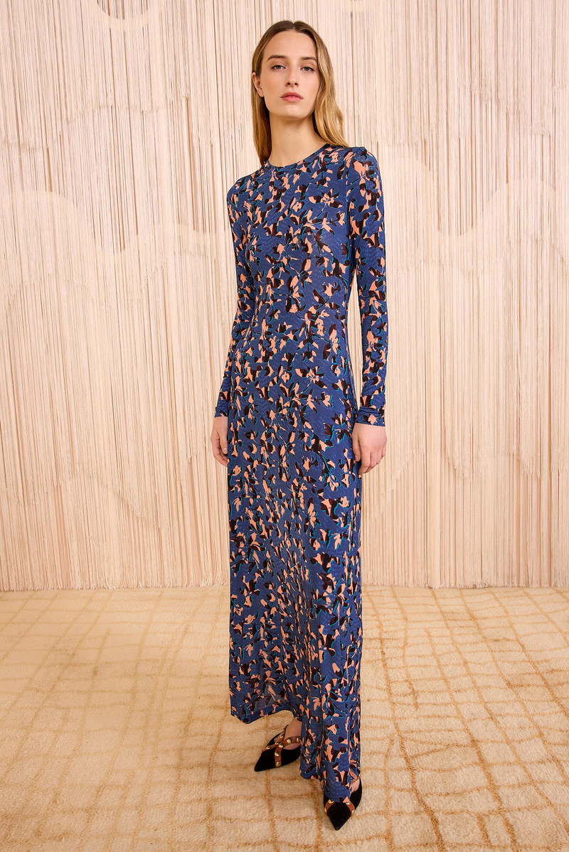 Amari Jersey Long Sleeve Dress 3