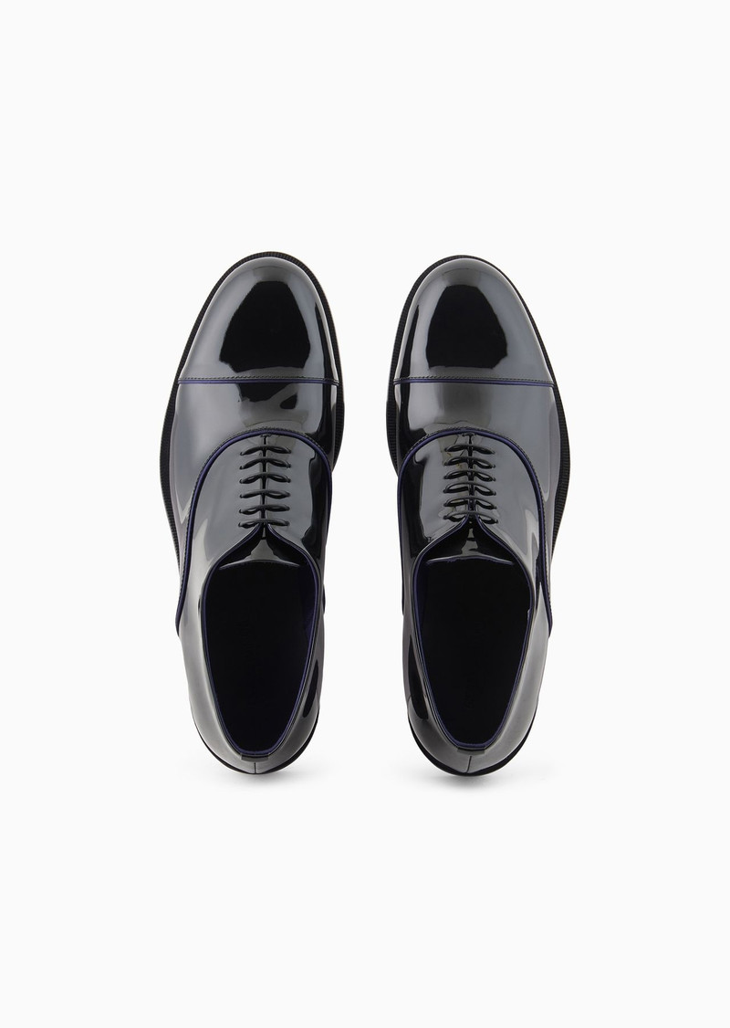 Patent-leather Derby shoes 3