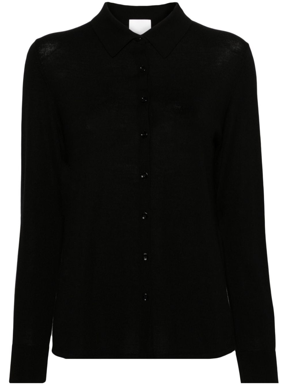 ribbed virgin-wool cardigan - 1