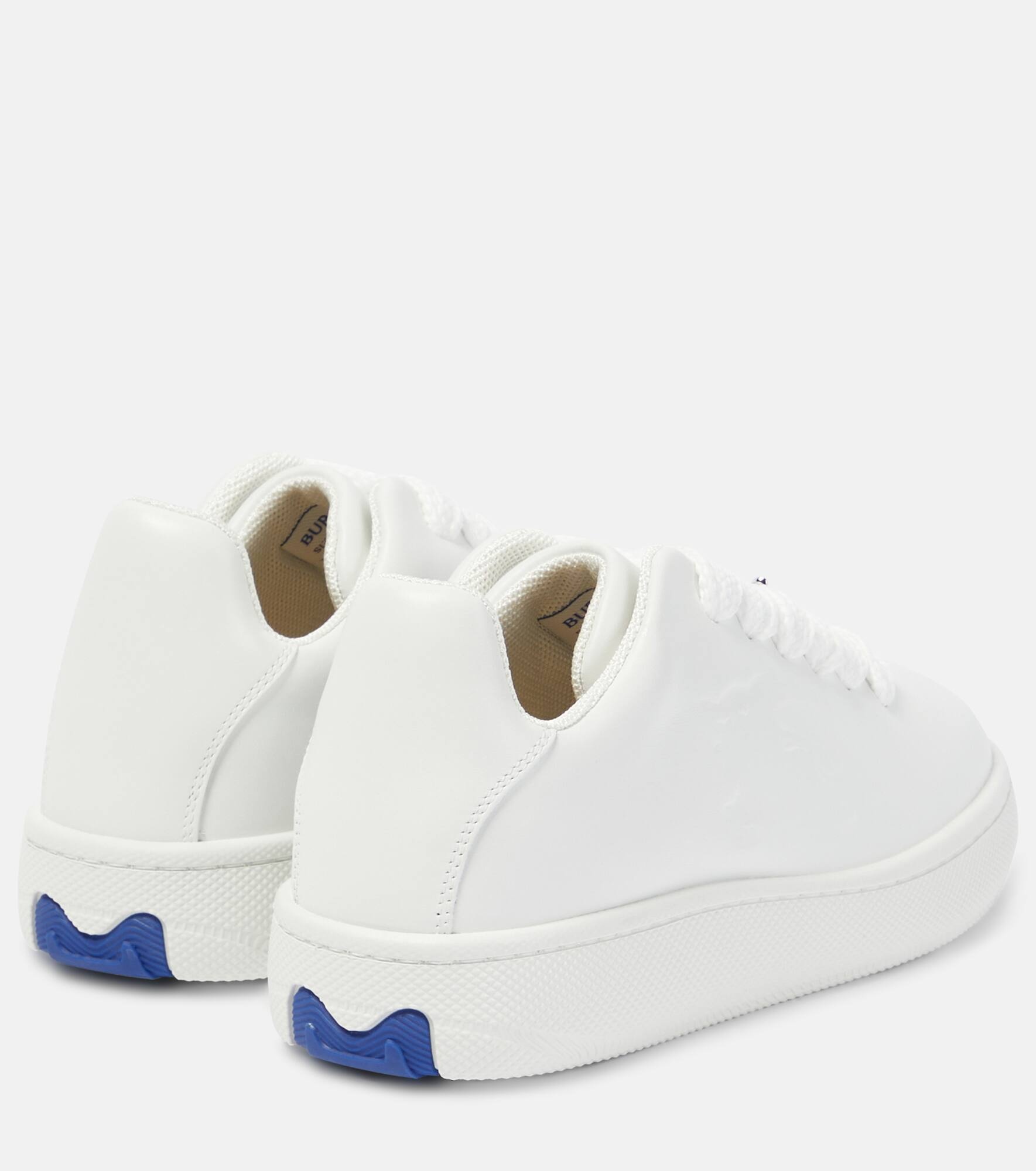 Box leather sneakers - 3