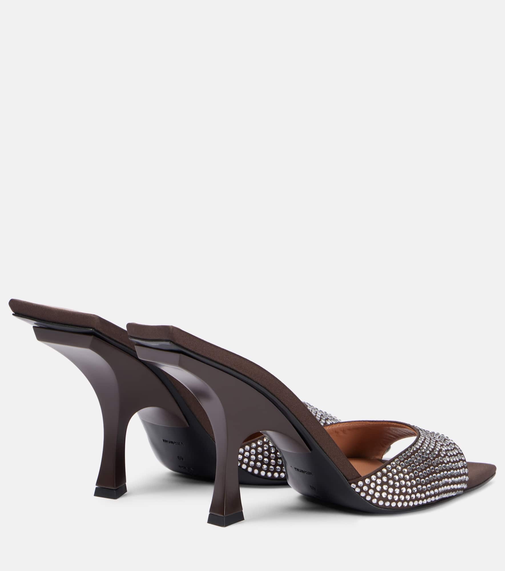 Ester 95 embellished satin mules - 2