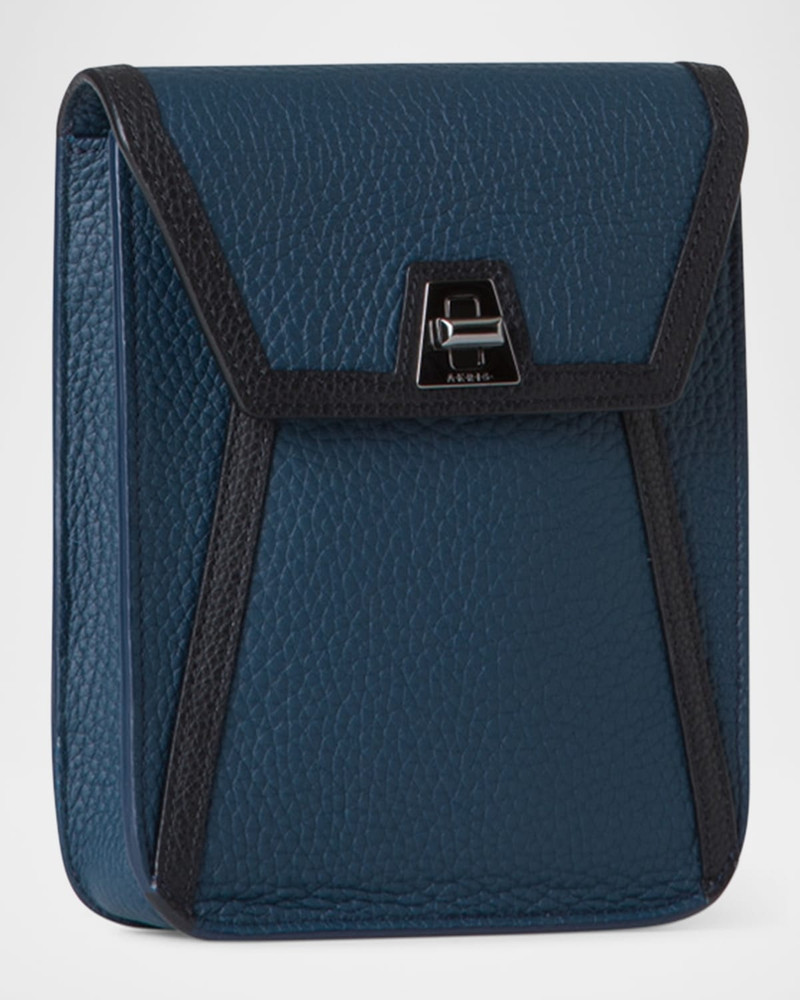 AKRIS Anouk Mini Leather Crossbody Bag outlook