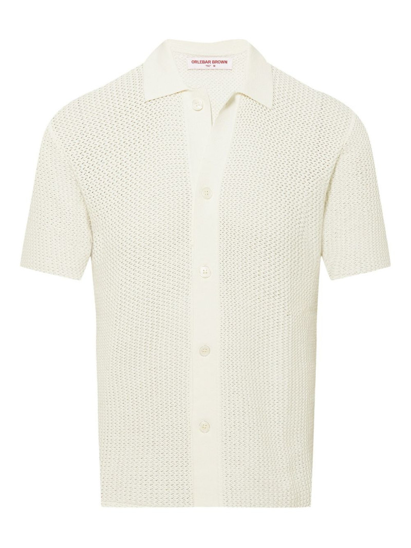 chevron-pattern crochet shirt 1