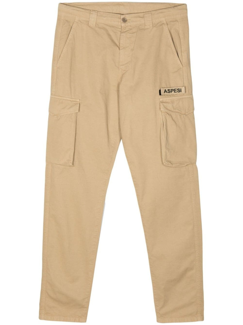 tapered-leg cargo trousers 1