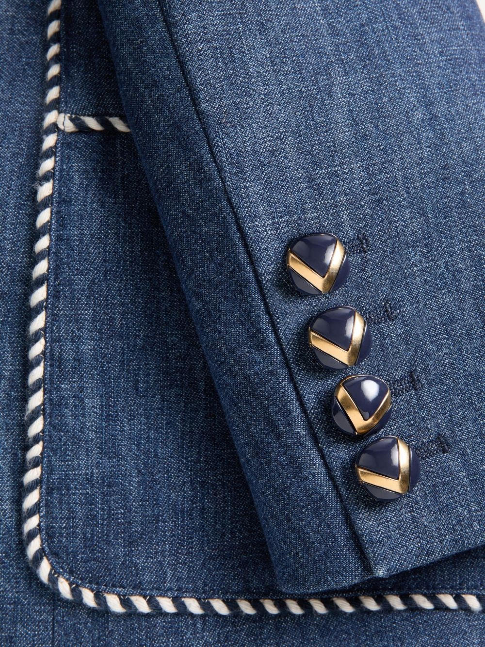 CHAMBRAY DENIM JACKET - 6