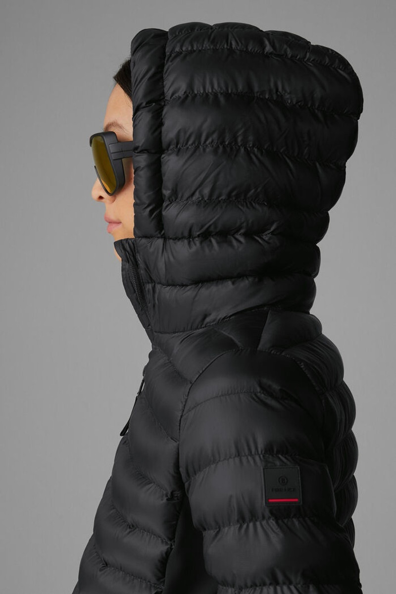 Dara quilted coat in Black 5