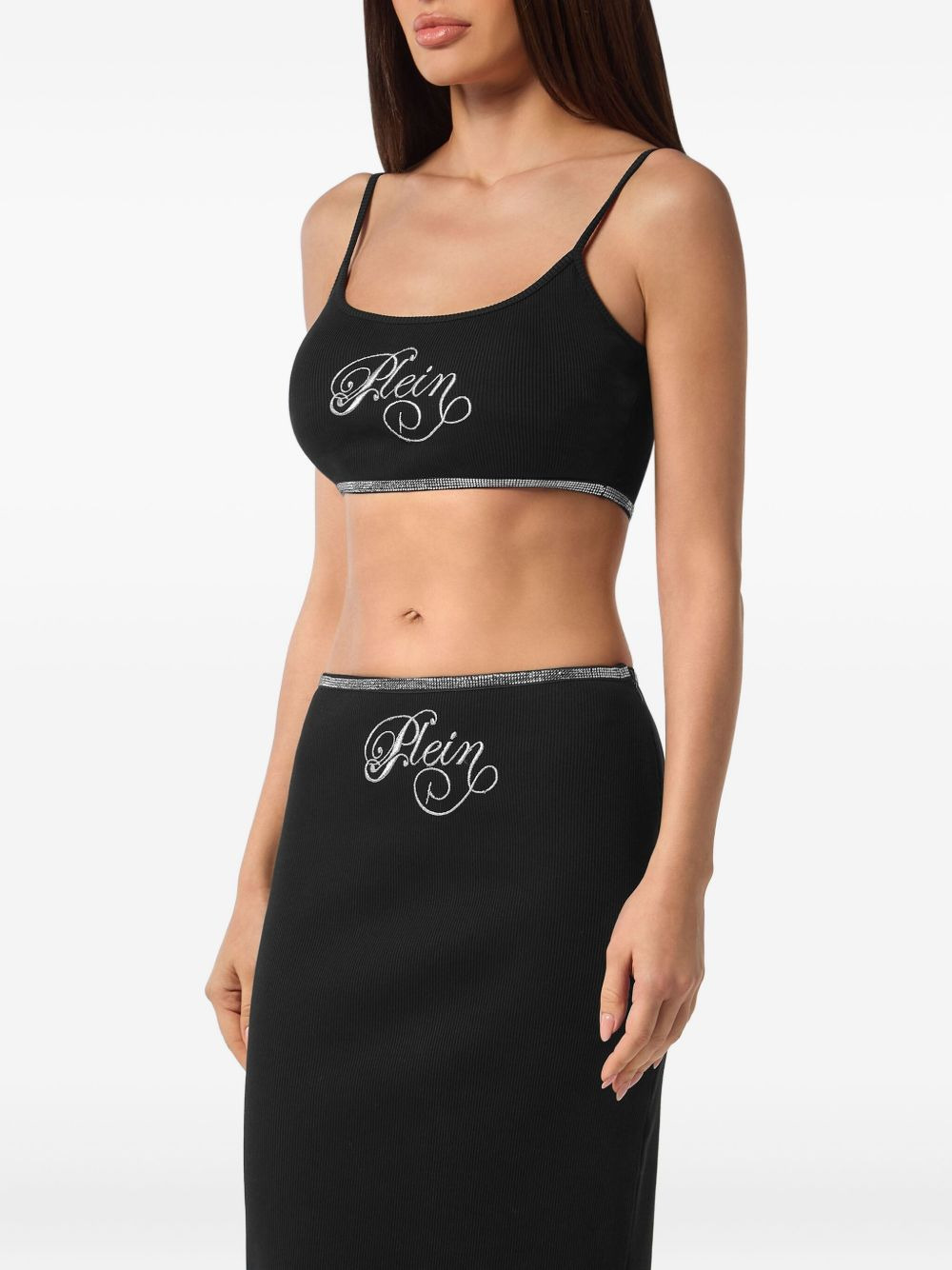 Strass Signature mini tank top - 3