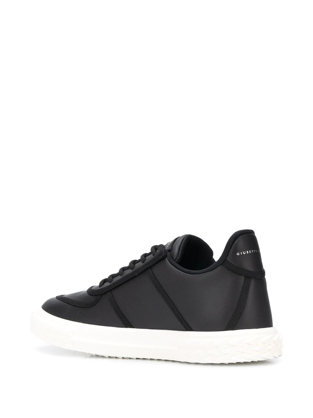 low-top panelled sneakers - 3