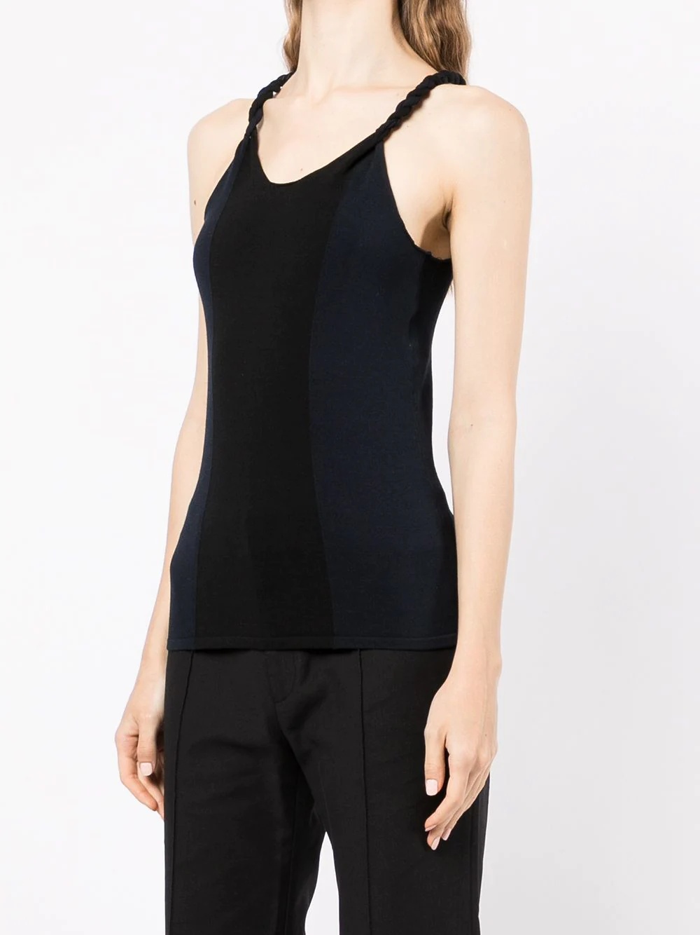 rope-detail tank top - 4