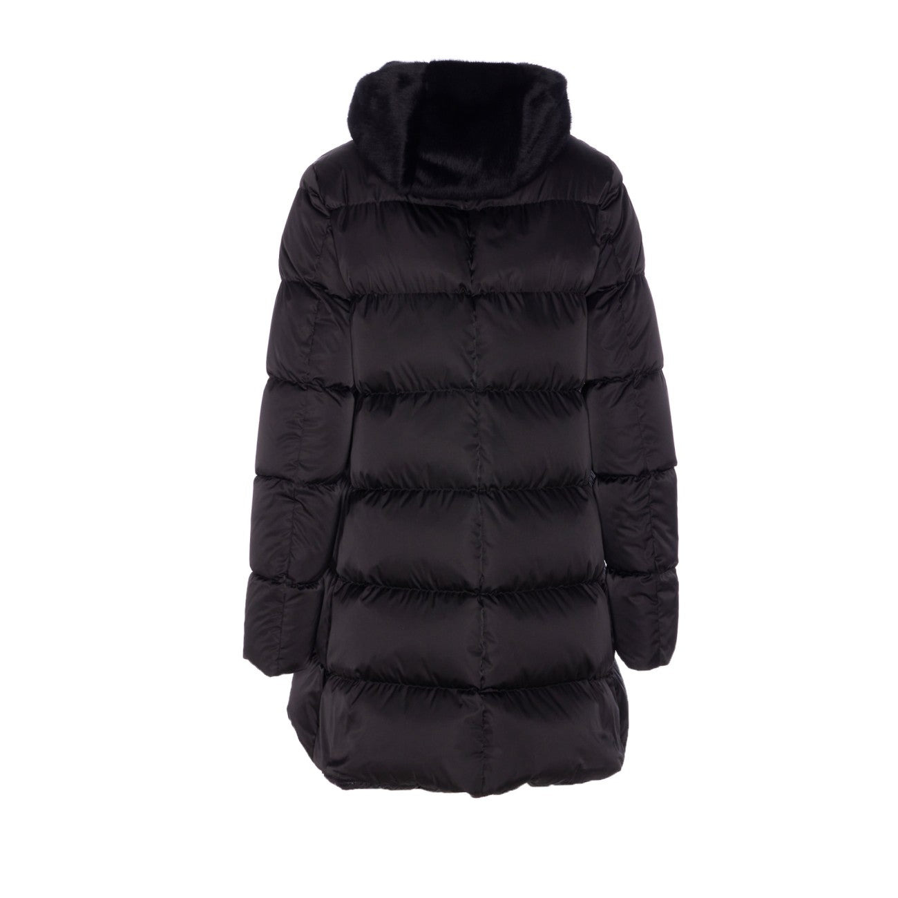 Herno Women A-Shape Satin Down Jacket - 2
