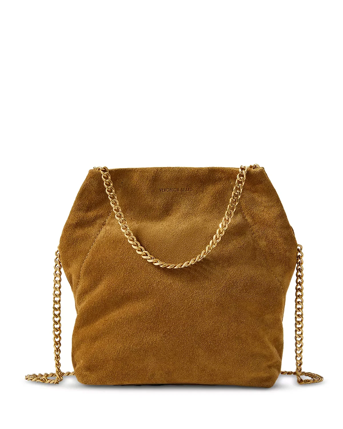 Small Suede Slouch Shoulder Bag - 1
