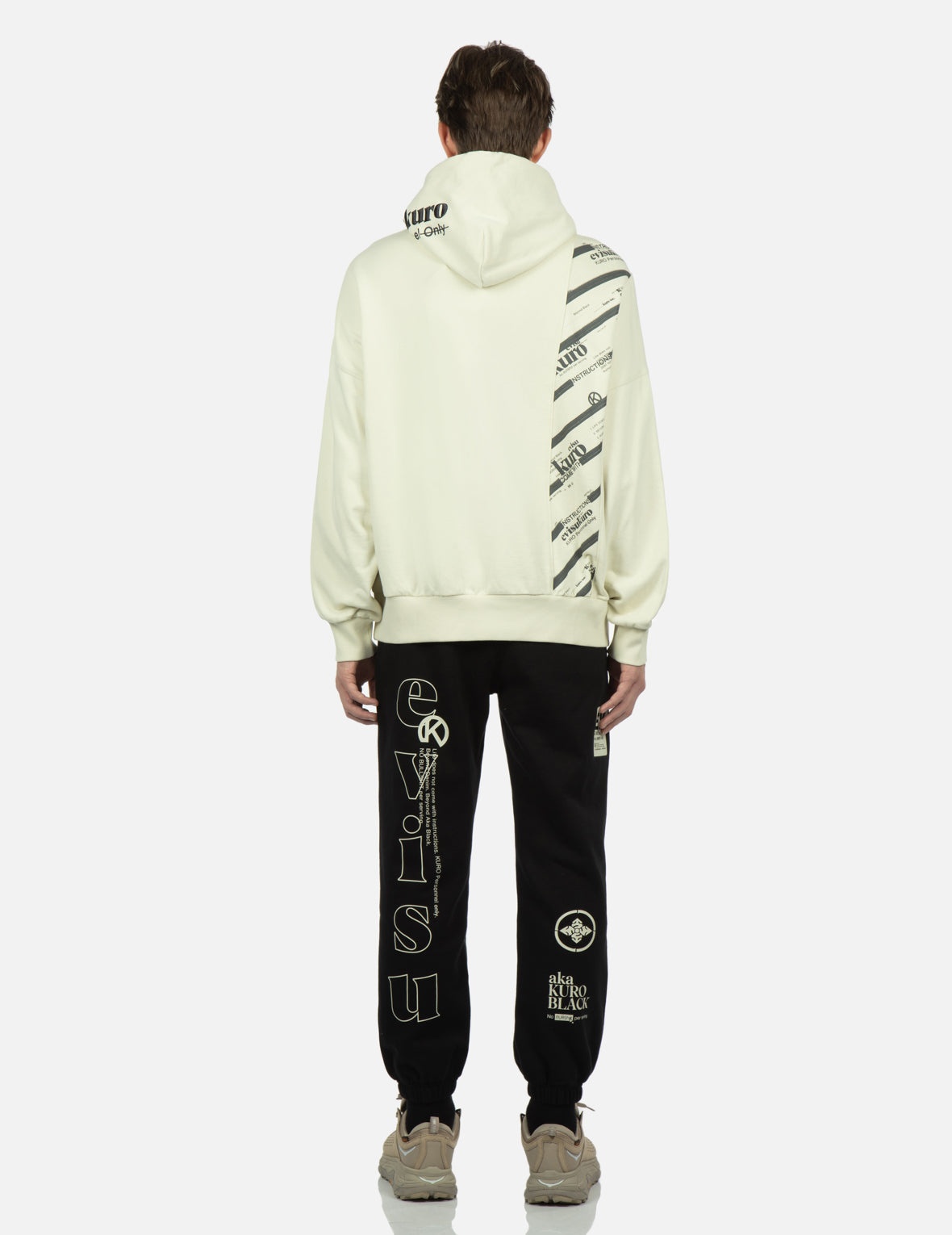 Logo Printed Pannel Hoodie - 5