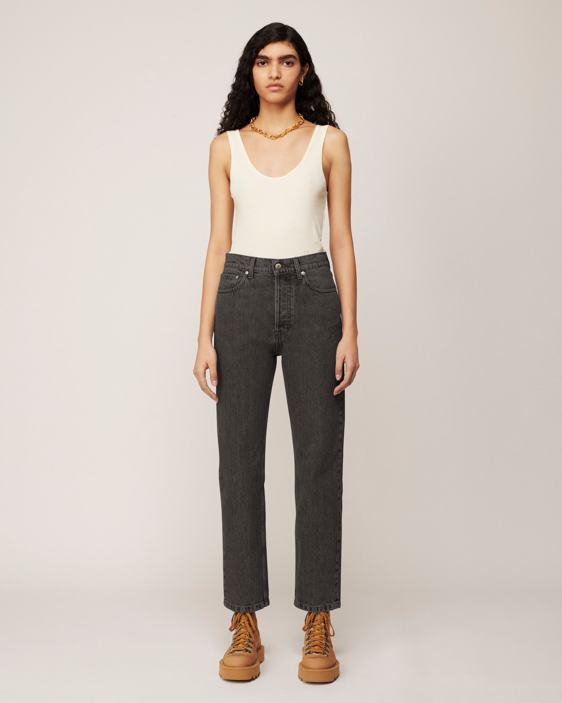 Straight Leg Jeans - 3