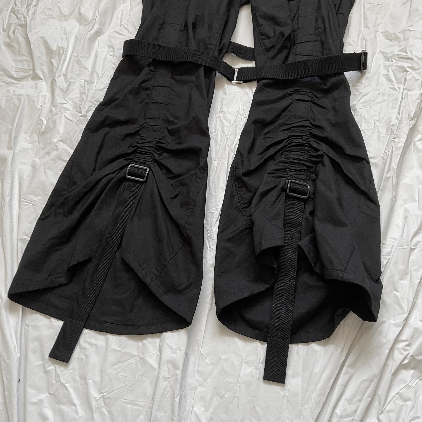 パンツ 2003ss Junya Watanabe bondage pants Junya Watanabe Spring 2003 black bondage parachute pants