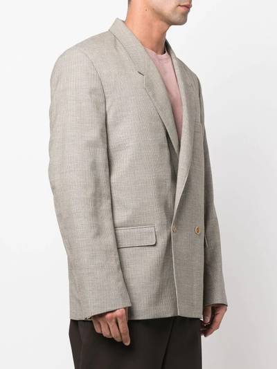 Lemaire buttoned-up double-breasted blazer outlook