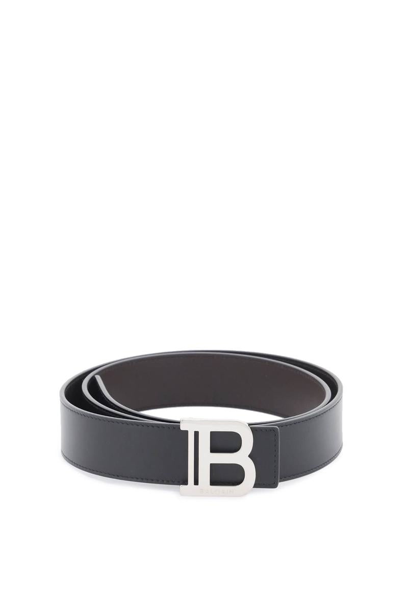 【関税込み】Balmain ブラック B ベルト Balmain B ロゴプレート ベルト | ブラック | FARFETCH JP