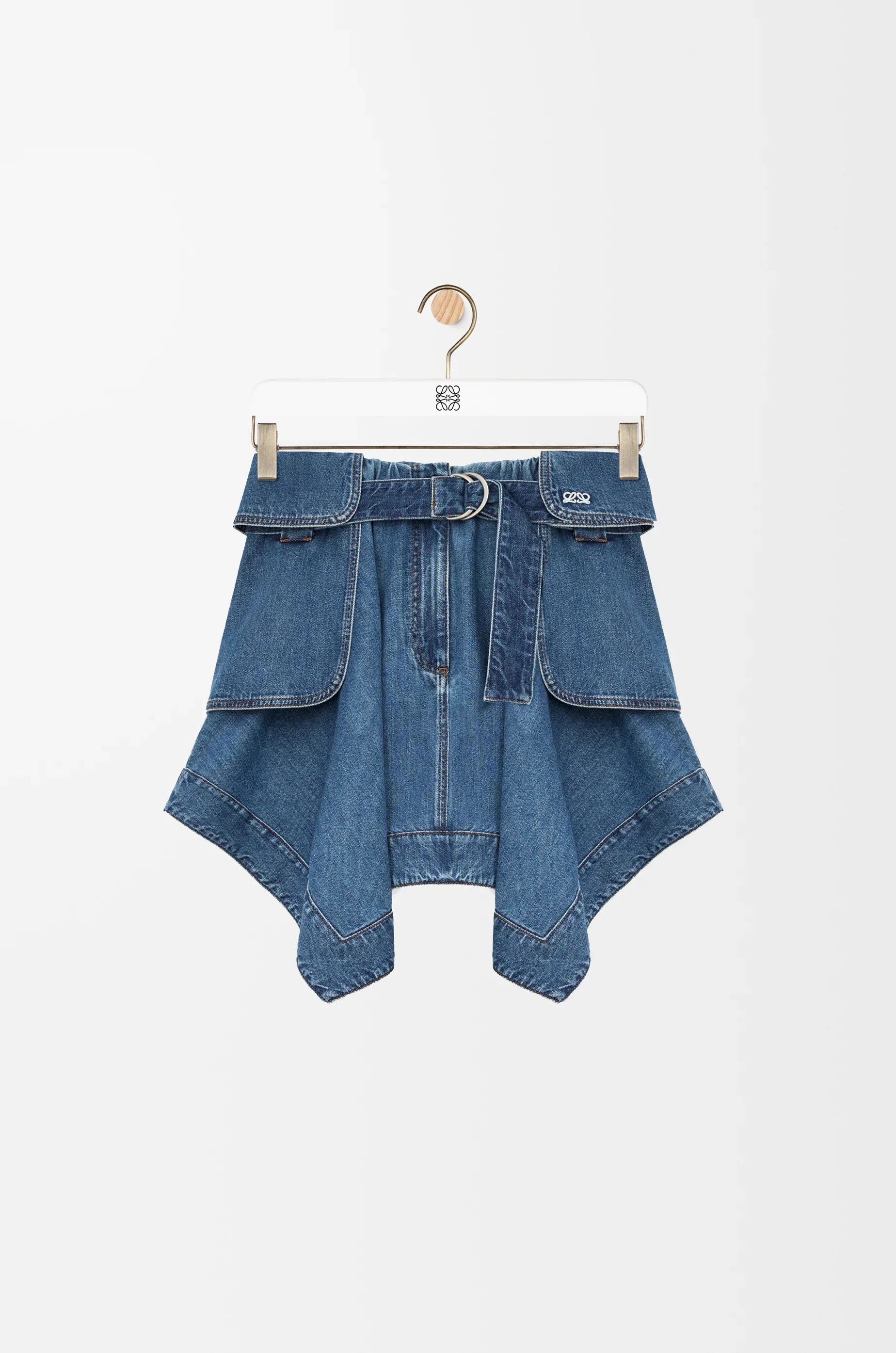 Cargo skirt in denim - 1