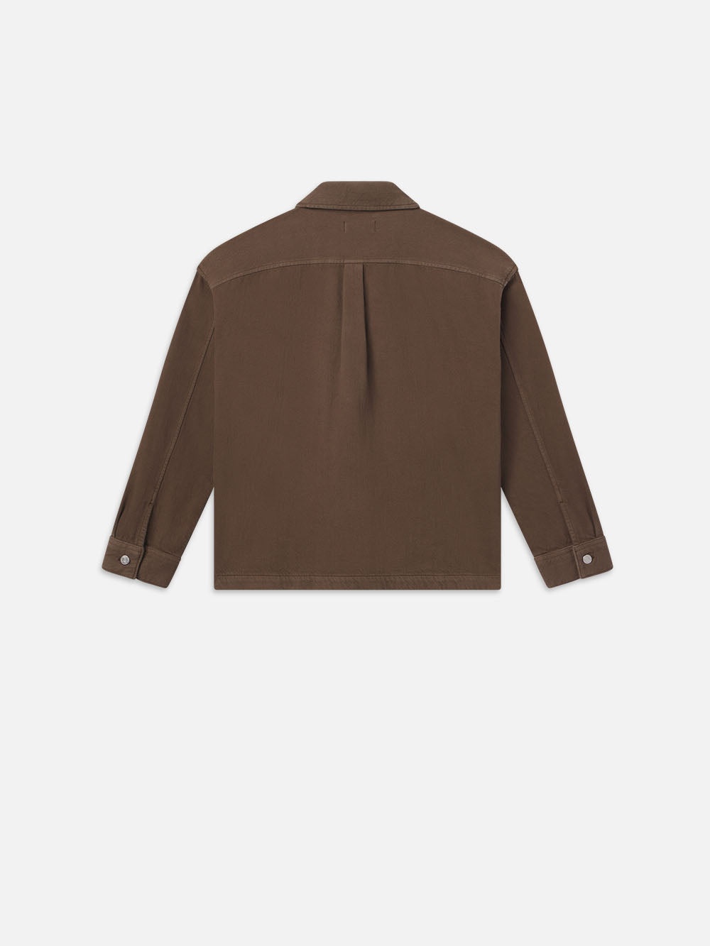 Textured Terry Relaxed Shirt in Soft Mocha - 3