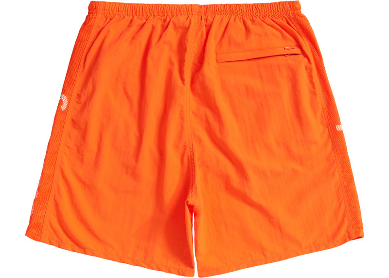 Supreme Supreme Mesh Panel Water Short Orange outlook