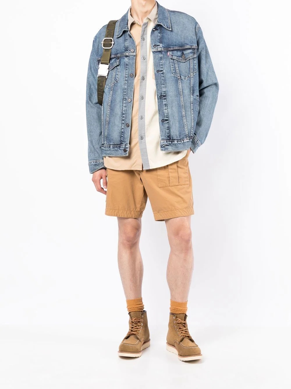 straight-leg cargo shorts - 2