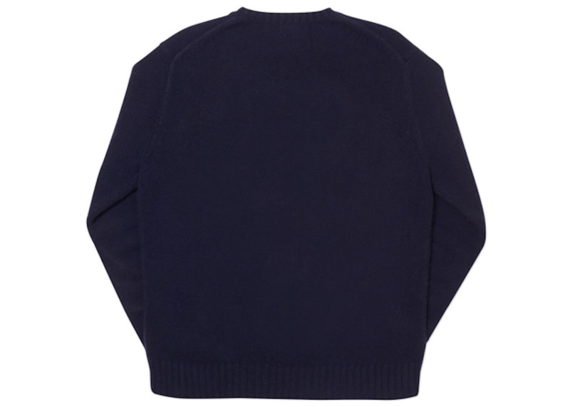 PALACE Palace Ralph Lauren Skate Polo Bear Sweater Aviator Navy outlook