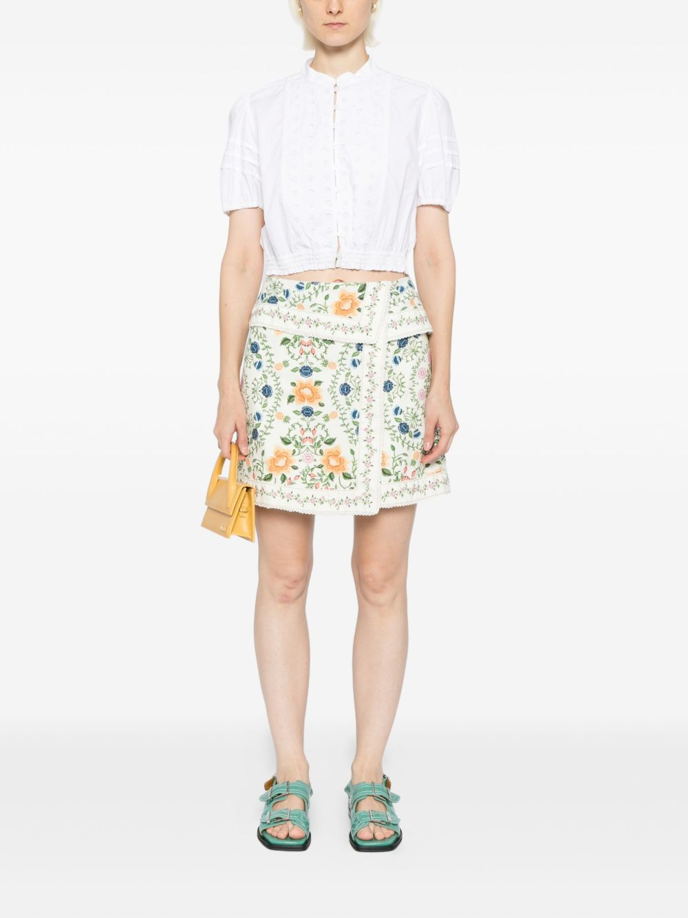 folk floral skirt - 2