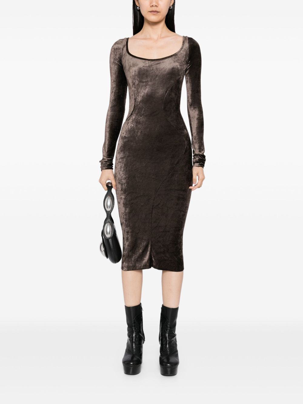 velour dress - 2