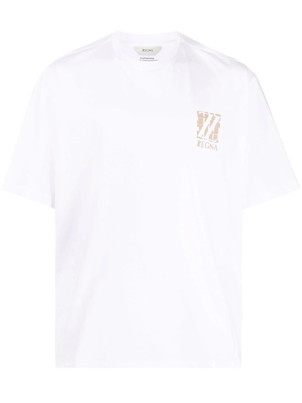 logo-print cotton T-shirt - 1