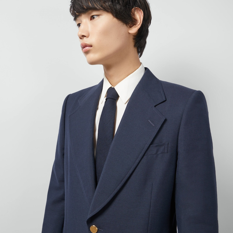 Silk viscose tie with Web 3