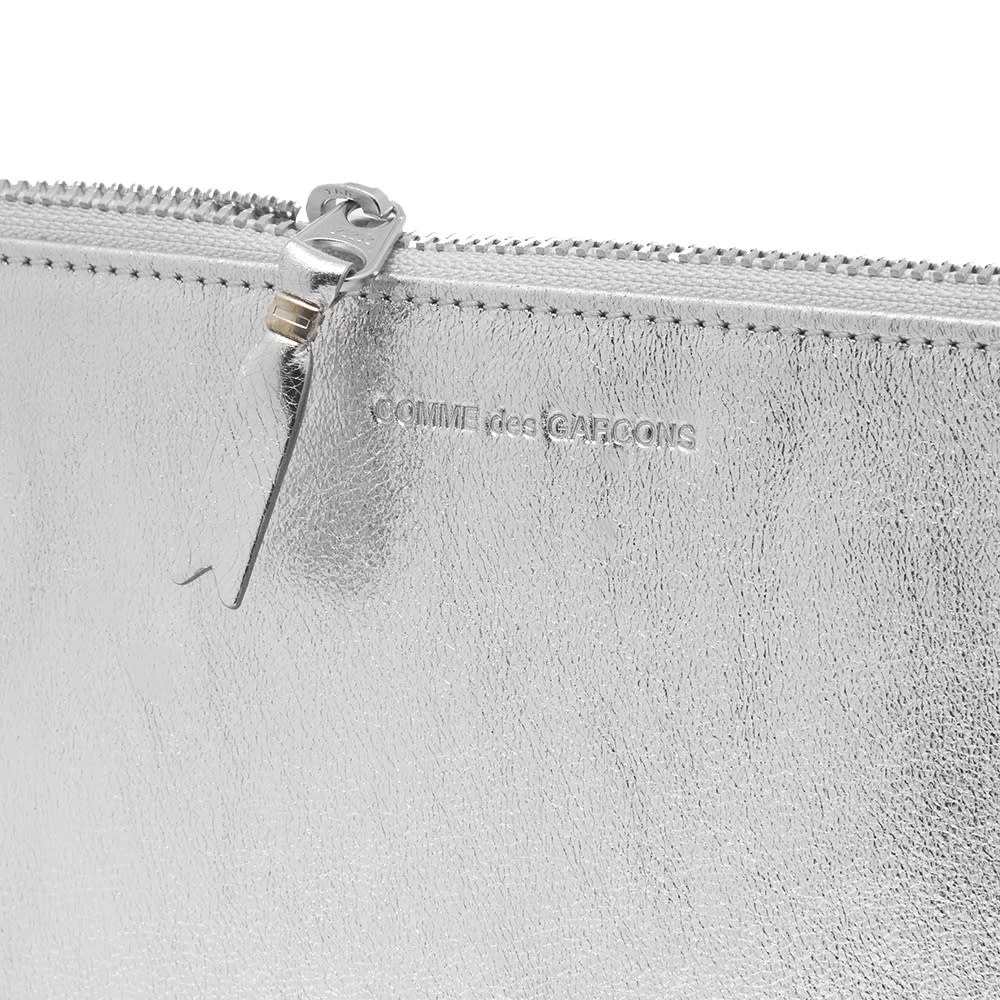 Comme des Garcons SA5100G Silver Wallet - 3