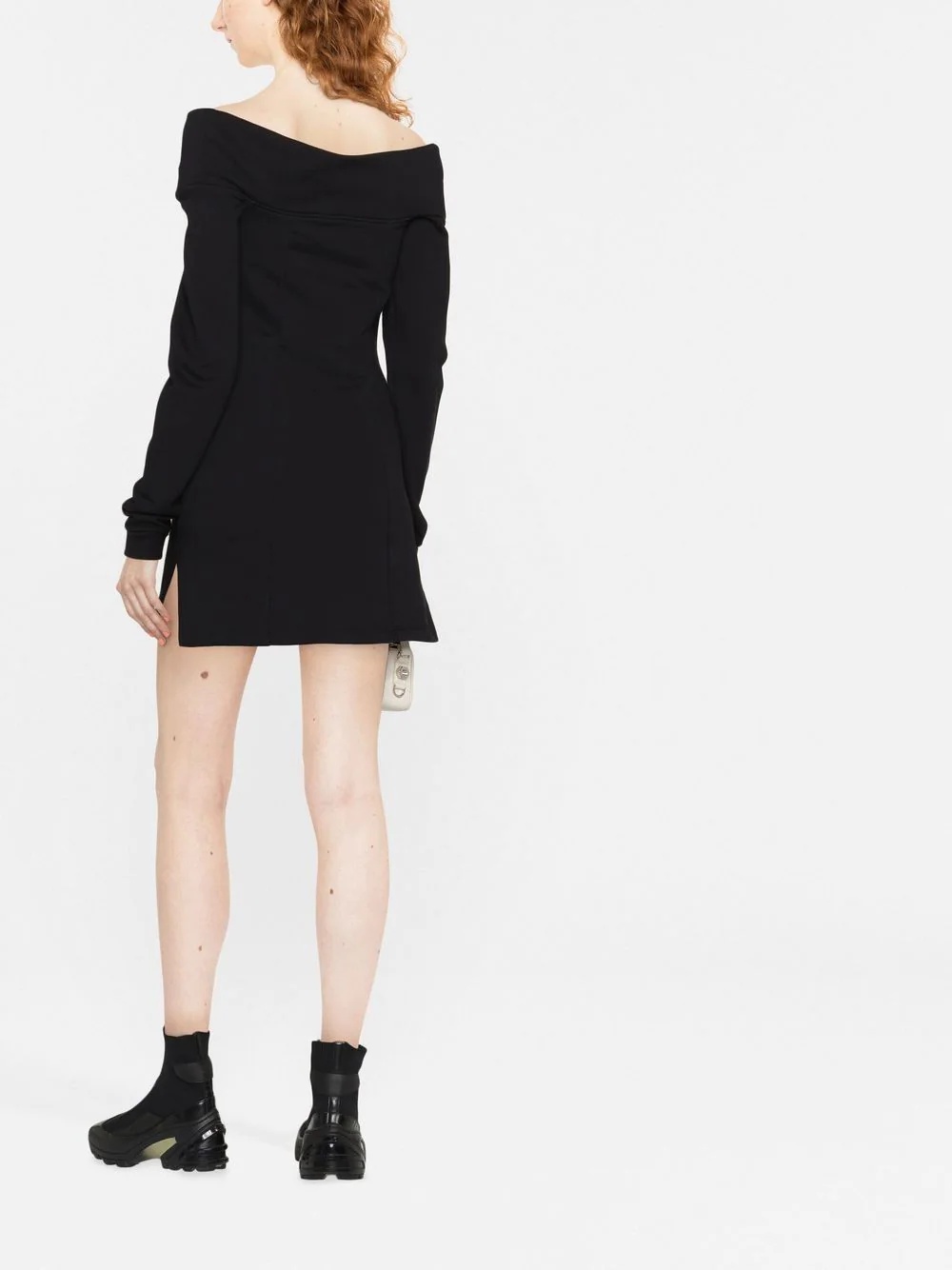 off-shoulder mini dress - 3