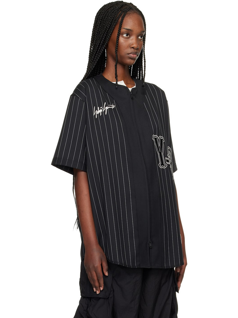 Black 'Y-3' Elite 5 Baseball Shirt 2