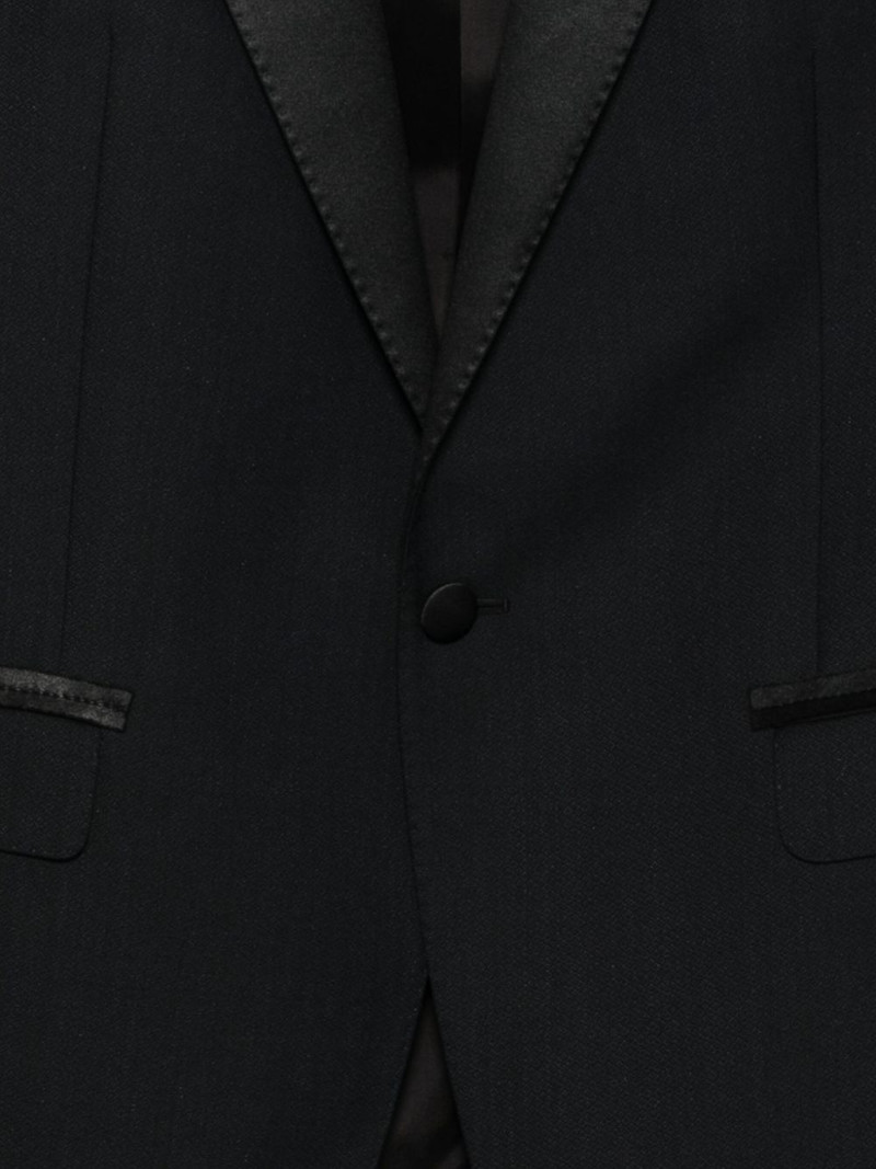 satin-trimmed suit 3