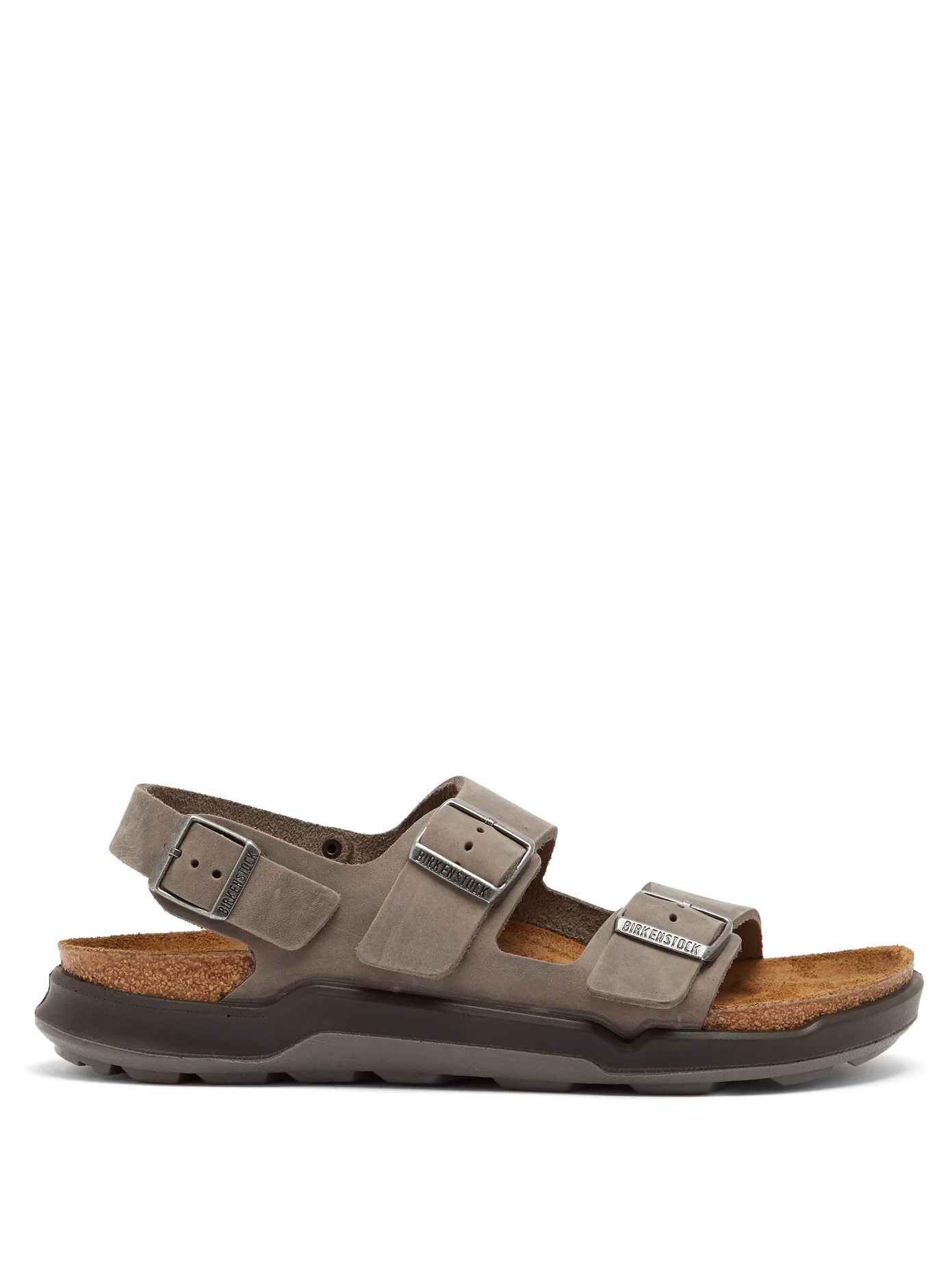 Milano ankle-strap leather sandals - 1