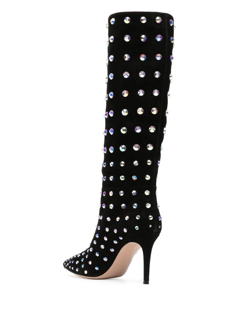 crystal-embellished 85mm boots - 3