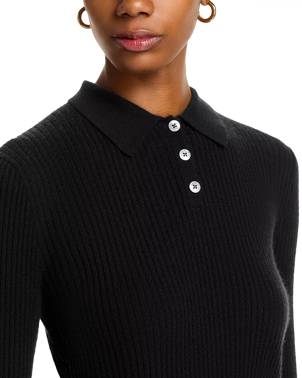 Cashmere Polo Neck Sweater - 4