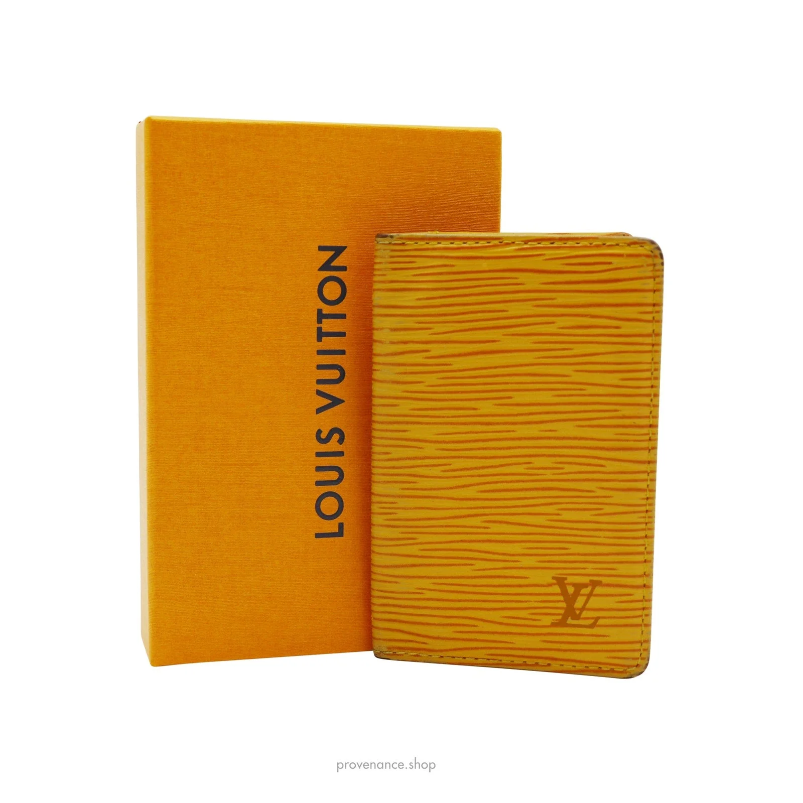 Louis Vuitton Pocket Organizer Wallet - Tassil Yellow Epi Leather - 1