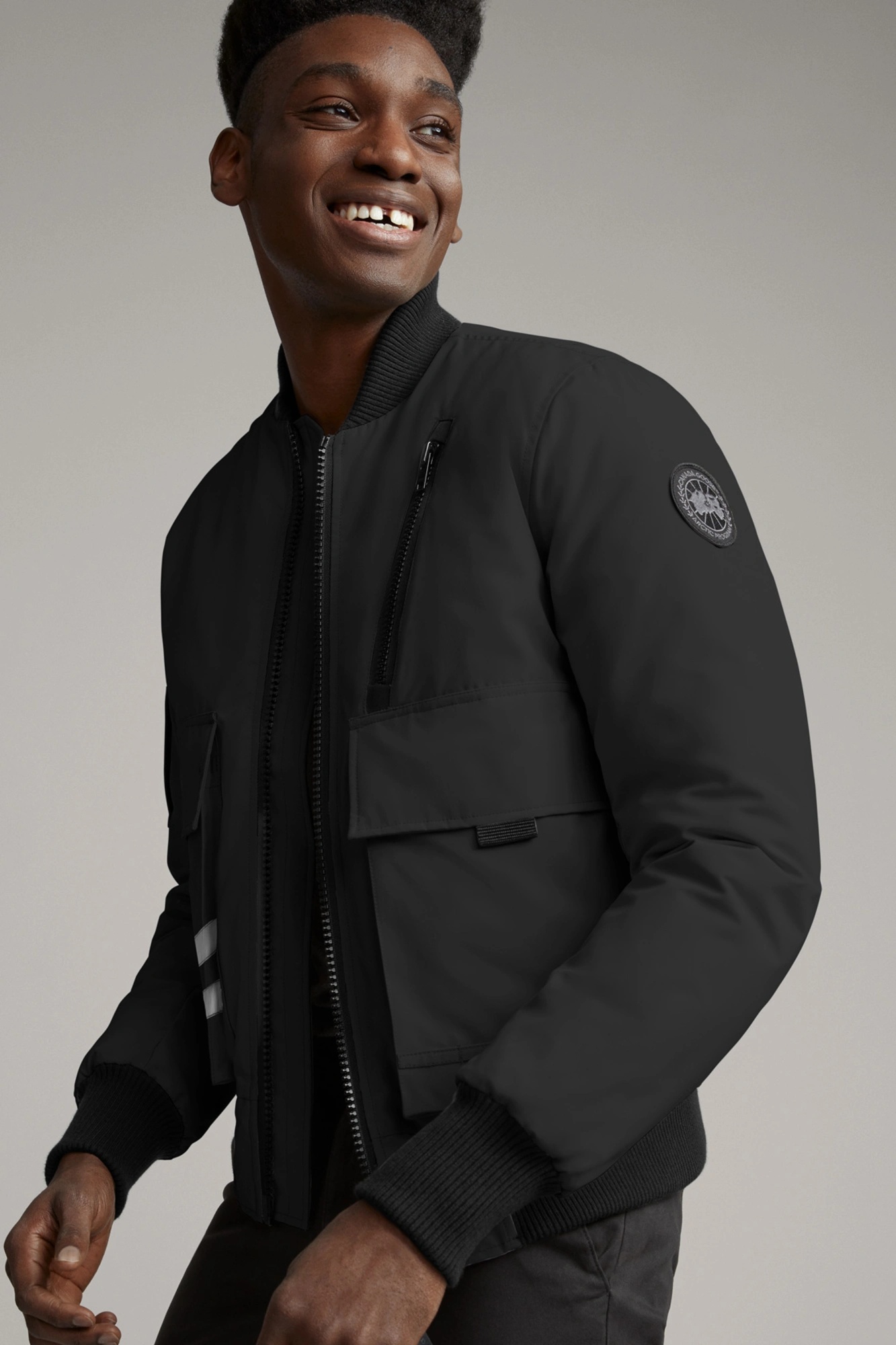 MEN'S KIRKFIELD BOMBER JACKET BLACK LABEL - 3