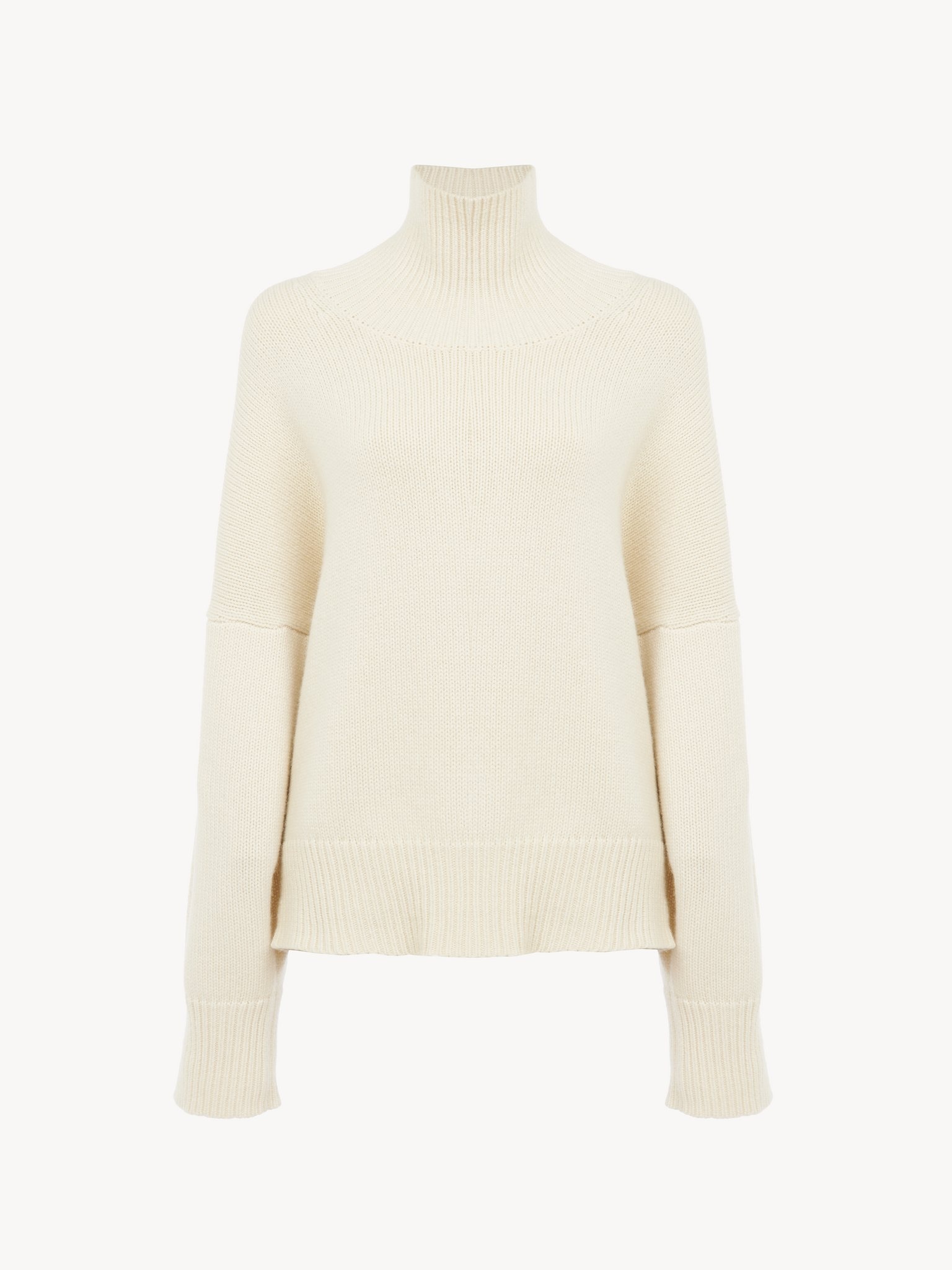 OVERSIZED HIGH-NECK SWEATER - 3