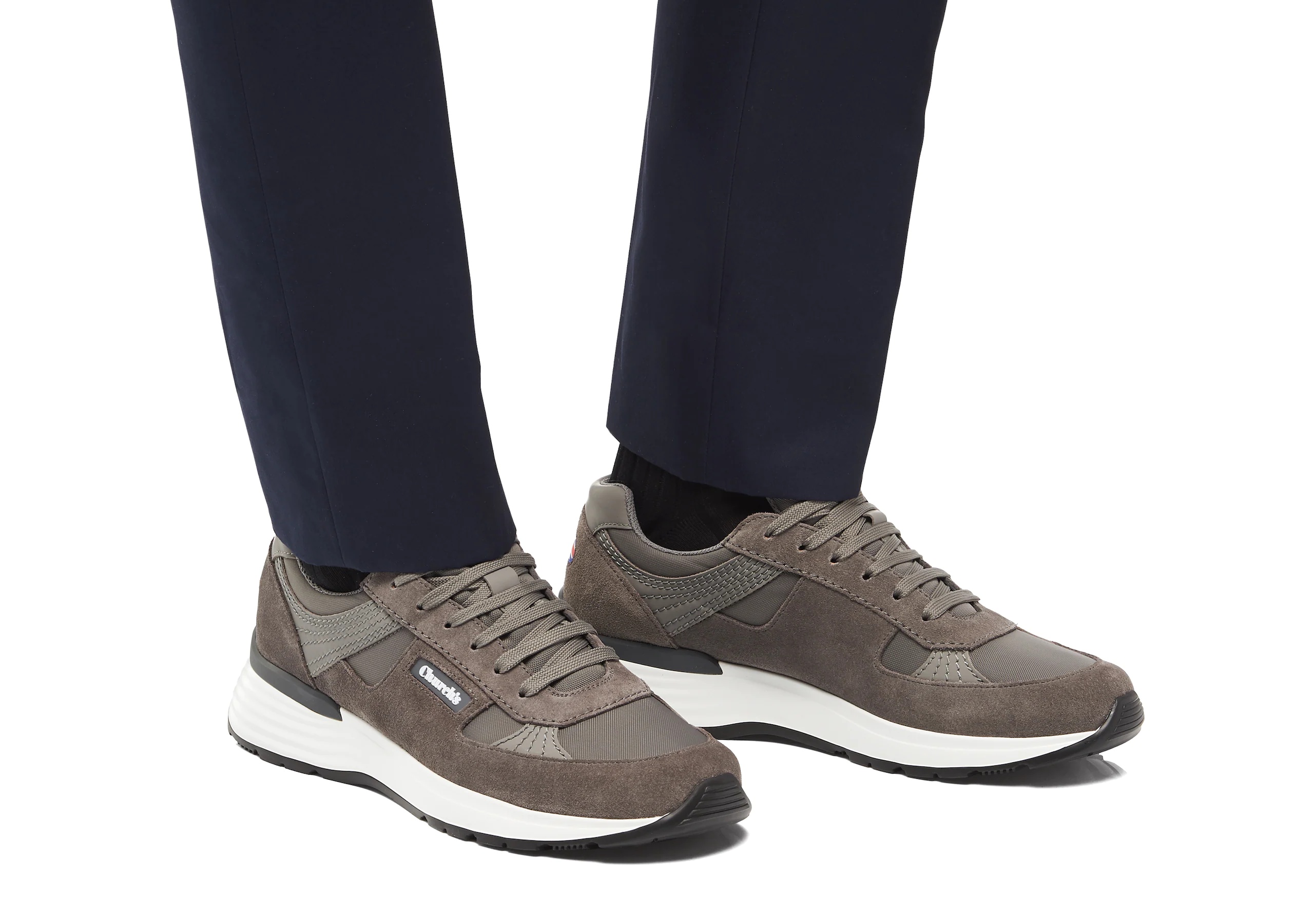 Ch873
Suede Tech Retro Sneaker Grey - 5