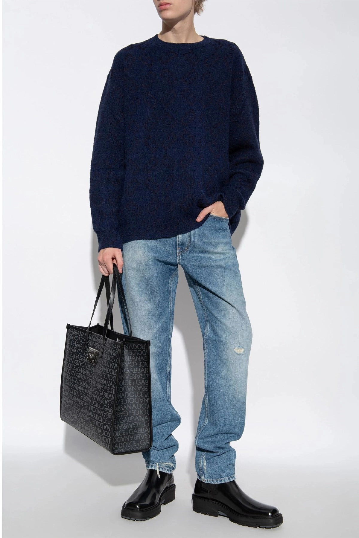 Givenchy Men Logo Embroidery Sweater - 2