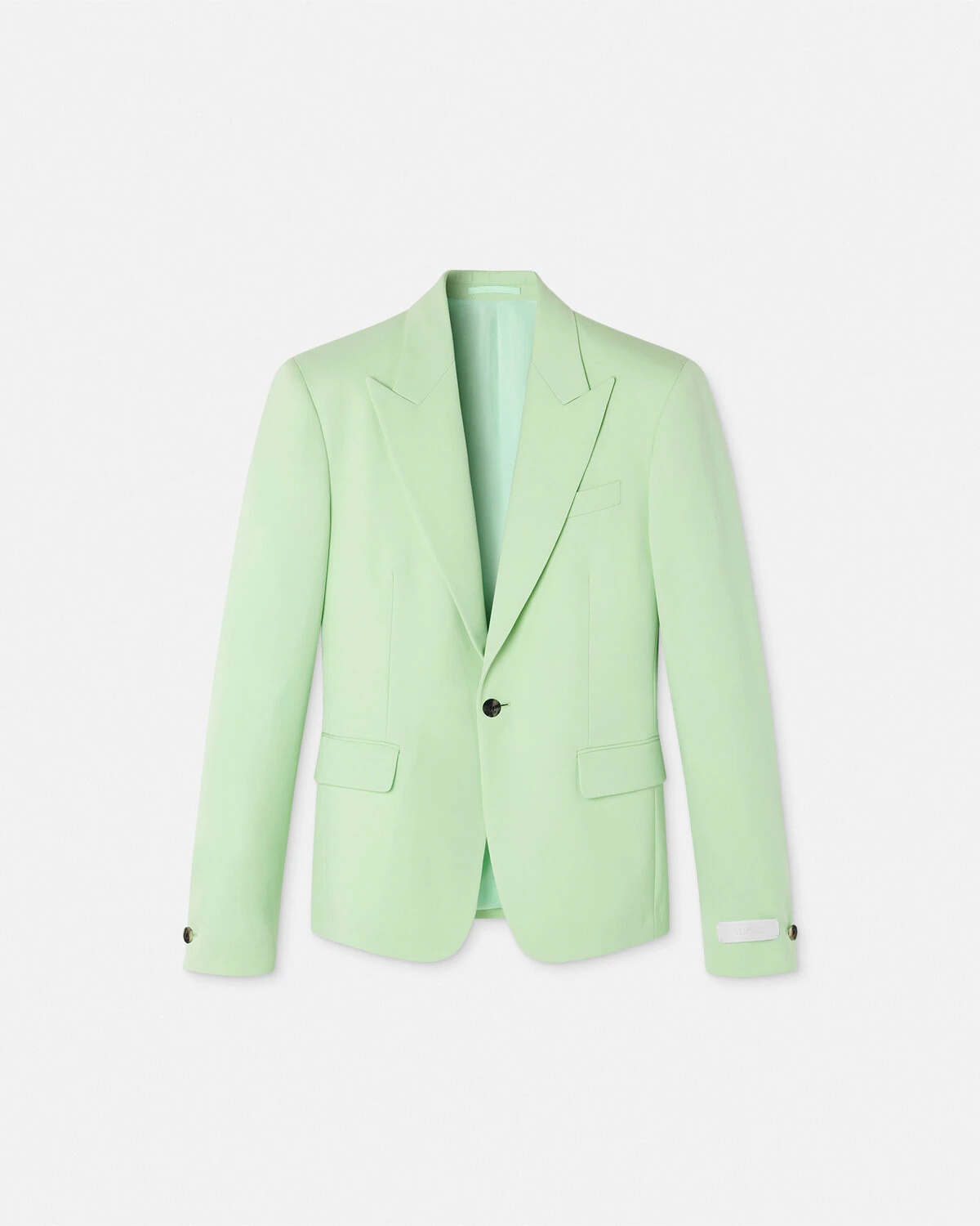 Wool Single-Breasted Blazer - 1