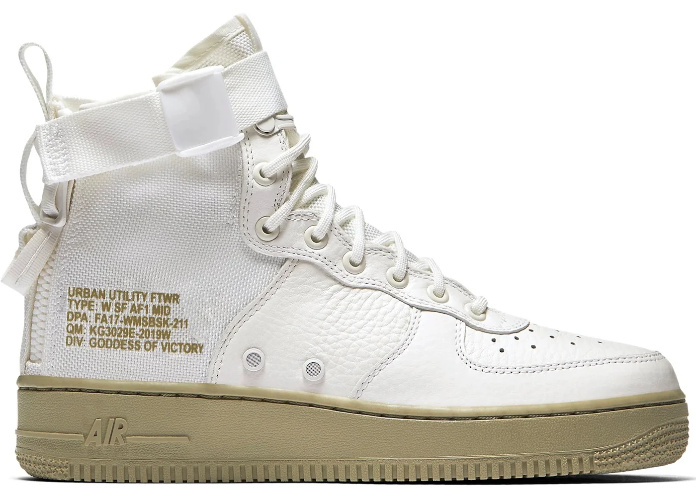 Nike SF Air Force 1 Mid Ivory Olive (Women's) - 1