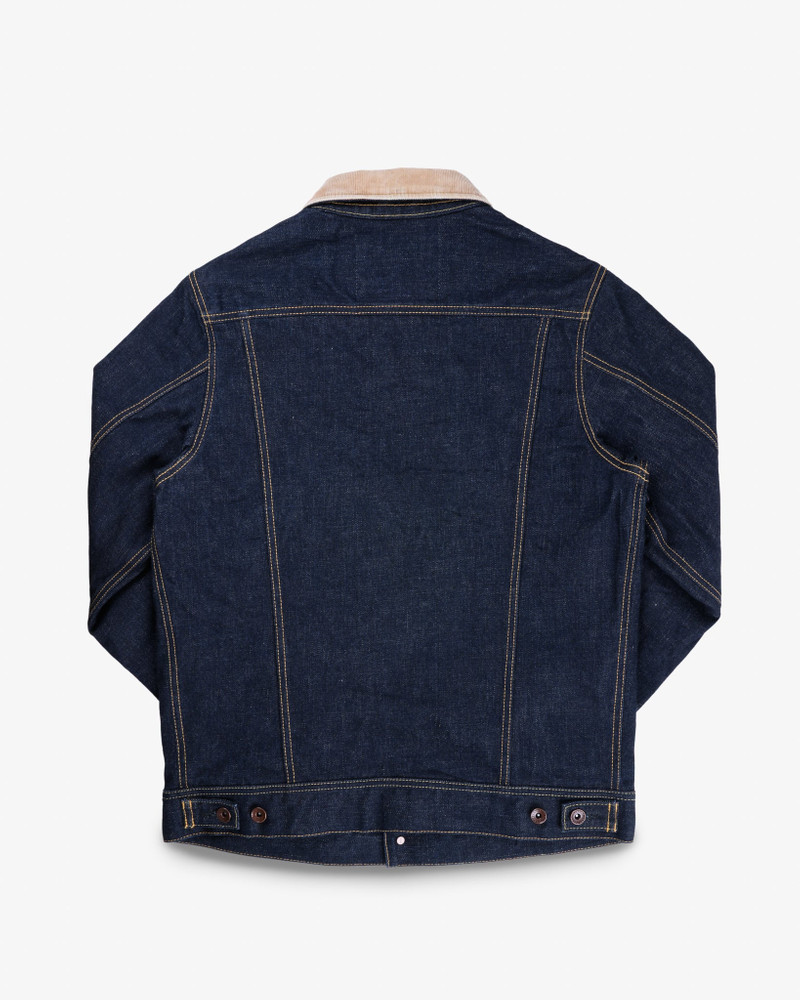 18OZ SELVEDGE DENIM STORM RIDER JACKET - INDIGO 5