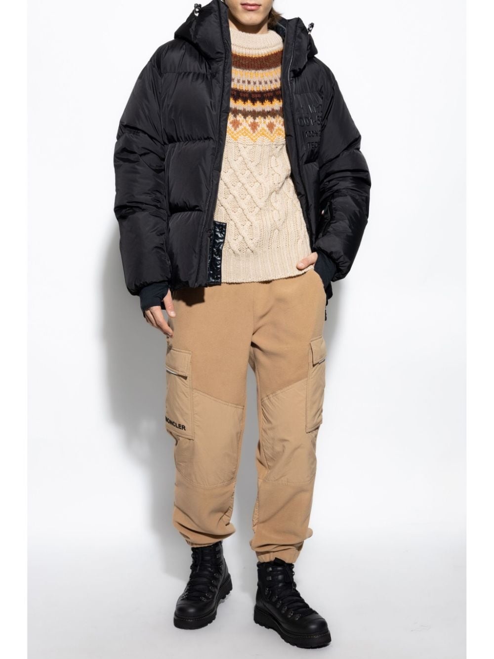 patterned jacquard wool sweater - 2
