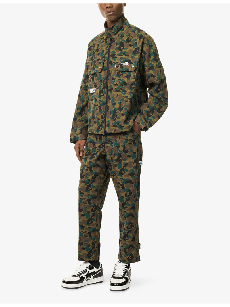 A BATHING APE® Bape x Kazuki Camouflage-Print Woven Jacket outlook