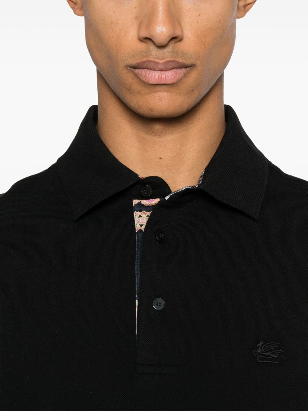 Pegaso-motif polo shirt - 5